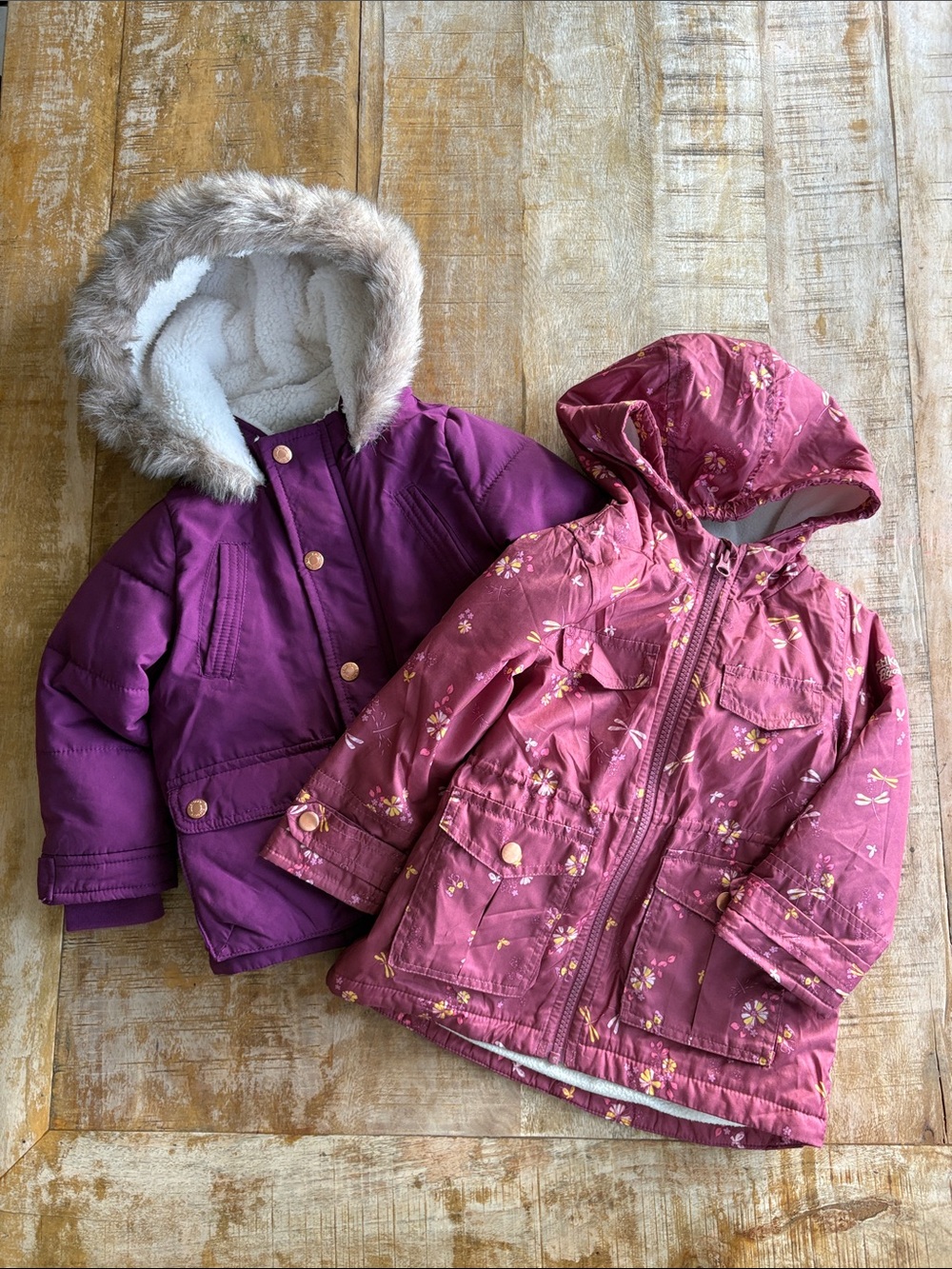 Carter’s/Oshkosh Girls Coat Set 2t